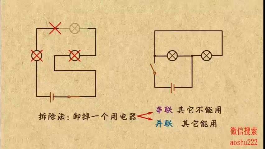 电线并连接串联图解图片