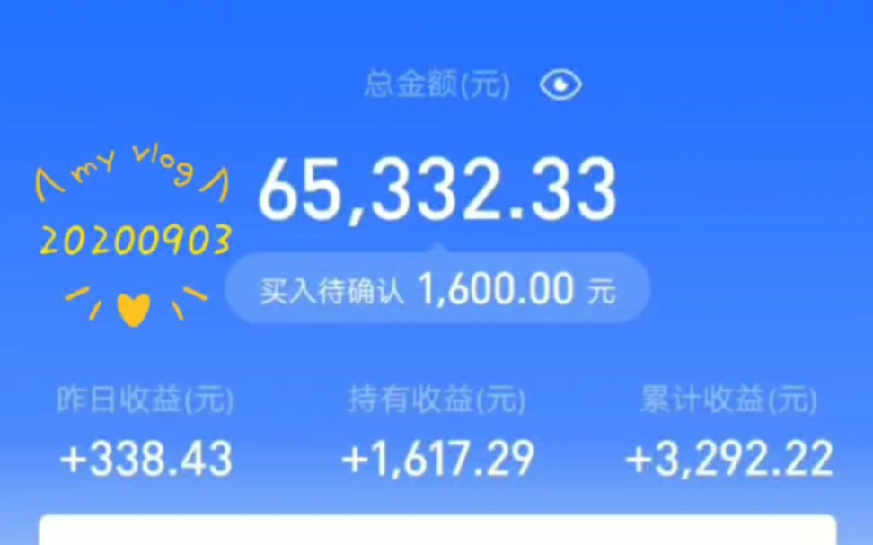 2020.9.3支付宝基金收益+338.43大盘跌,诺安、白酒却暴涨了哔哩哔哩bilibili