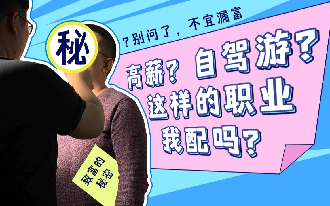 【揭秘】高薪,还能自驾游的神秘职业?哔哩哔哩bilibili