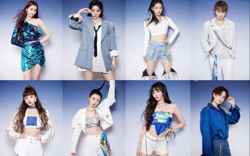 the9舞台造型图刘雨昕虞书欣许佳琪喻言谢可寅安崎赵小棠孔雪儿陆柯燃