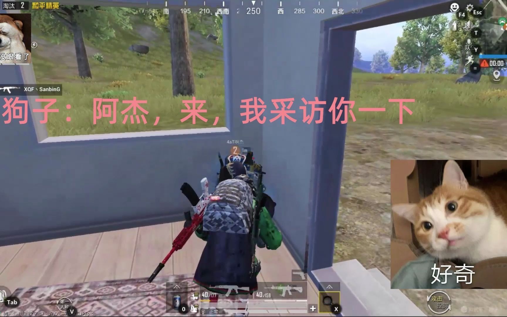 采访队友觉得二狗子声音像变声器吗?——狗子吃鸡秀