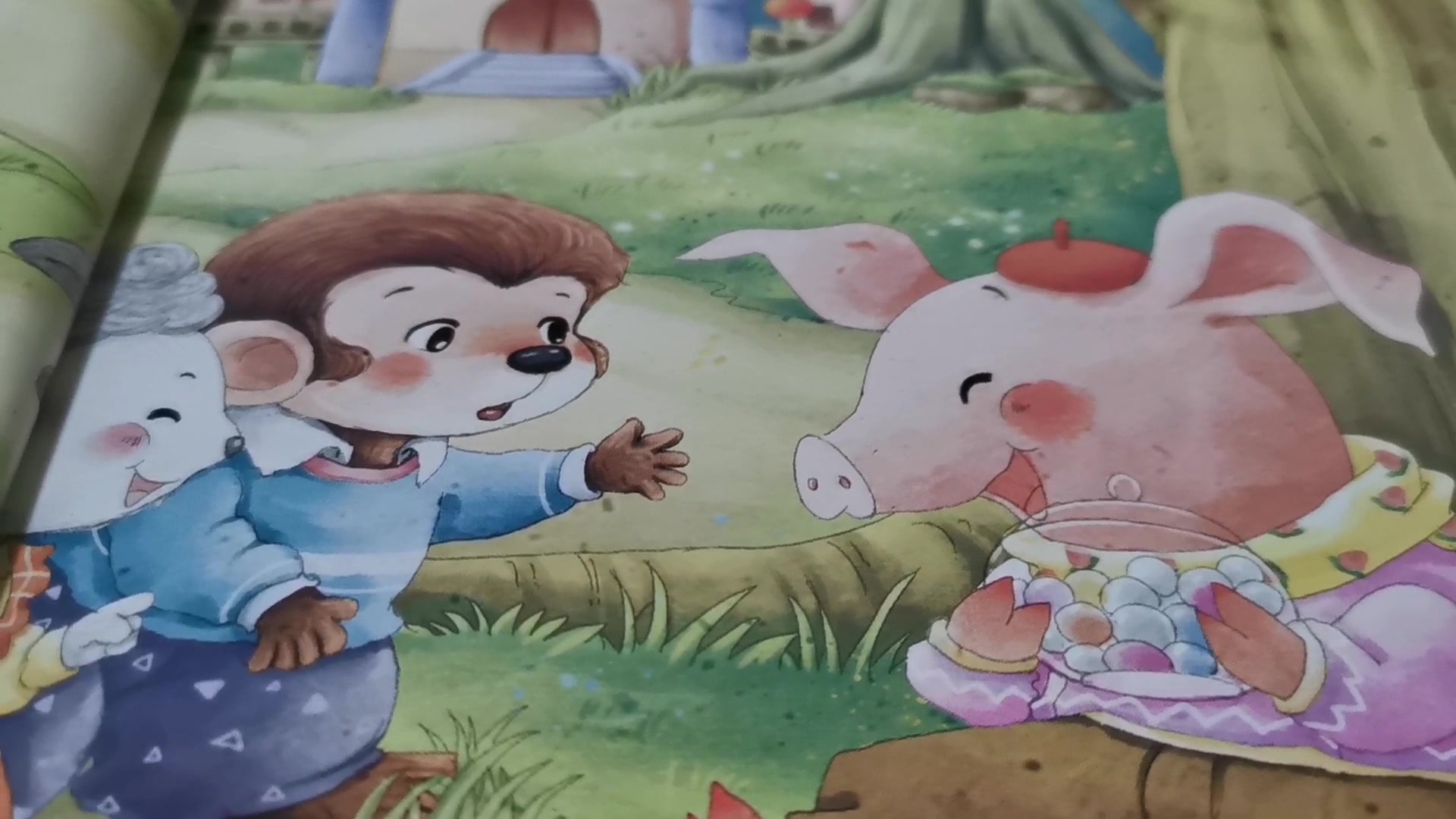 儿童绘本!小气鬼猪猪