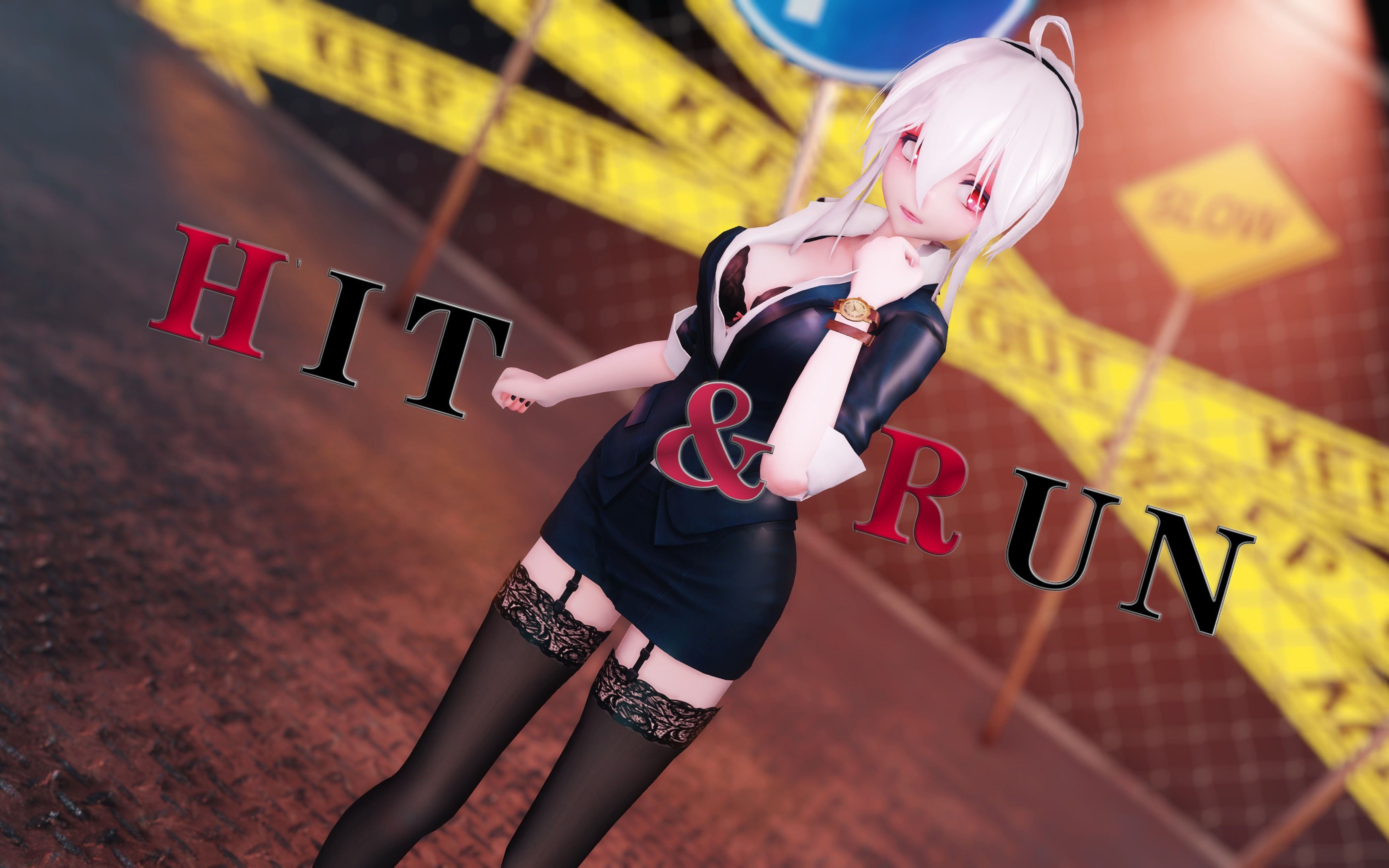 【制服/弱音MMD】 小可爱,撩完我还想跑~?!!  HIT & RUN哔哩哔哩bilibili