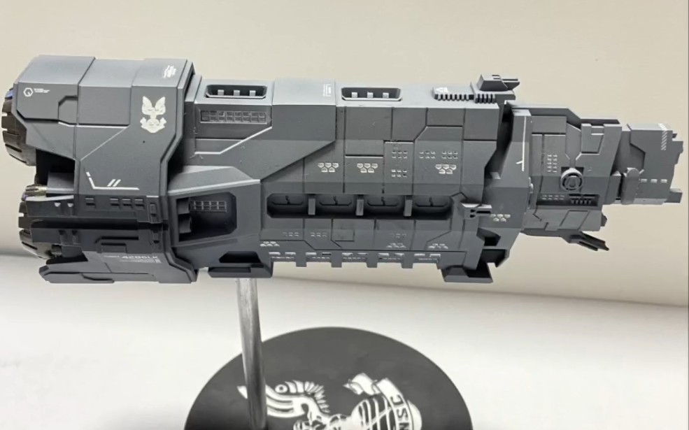 光环halo光晕【战舰系列】 unsc 秋风支墩号 翡翠鸟级巡洋舰