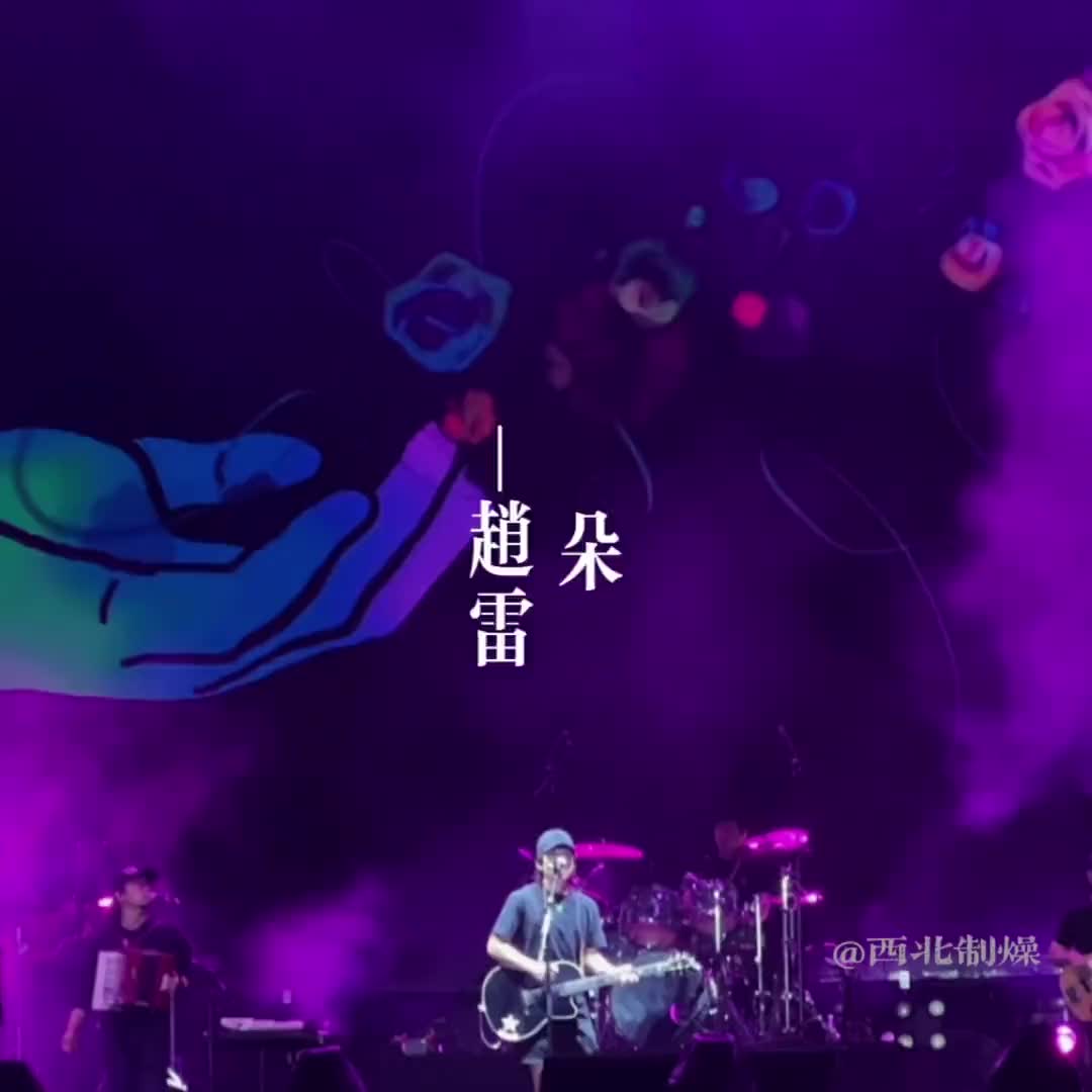 许我一个女子给我没日没夜的快活赵雷朵音乐节现场