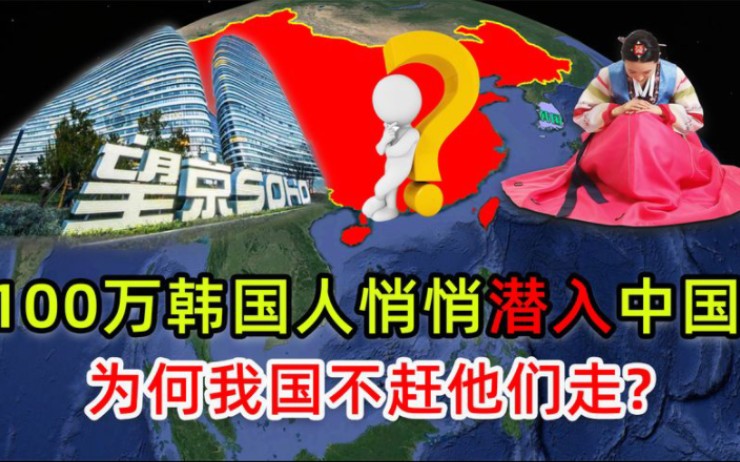 100万韩国人涌入中国,为何密集居住在北京,赖着不肯走?哔哩哔哩bilibili