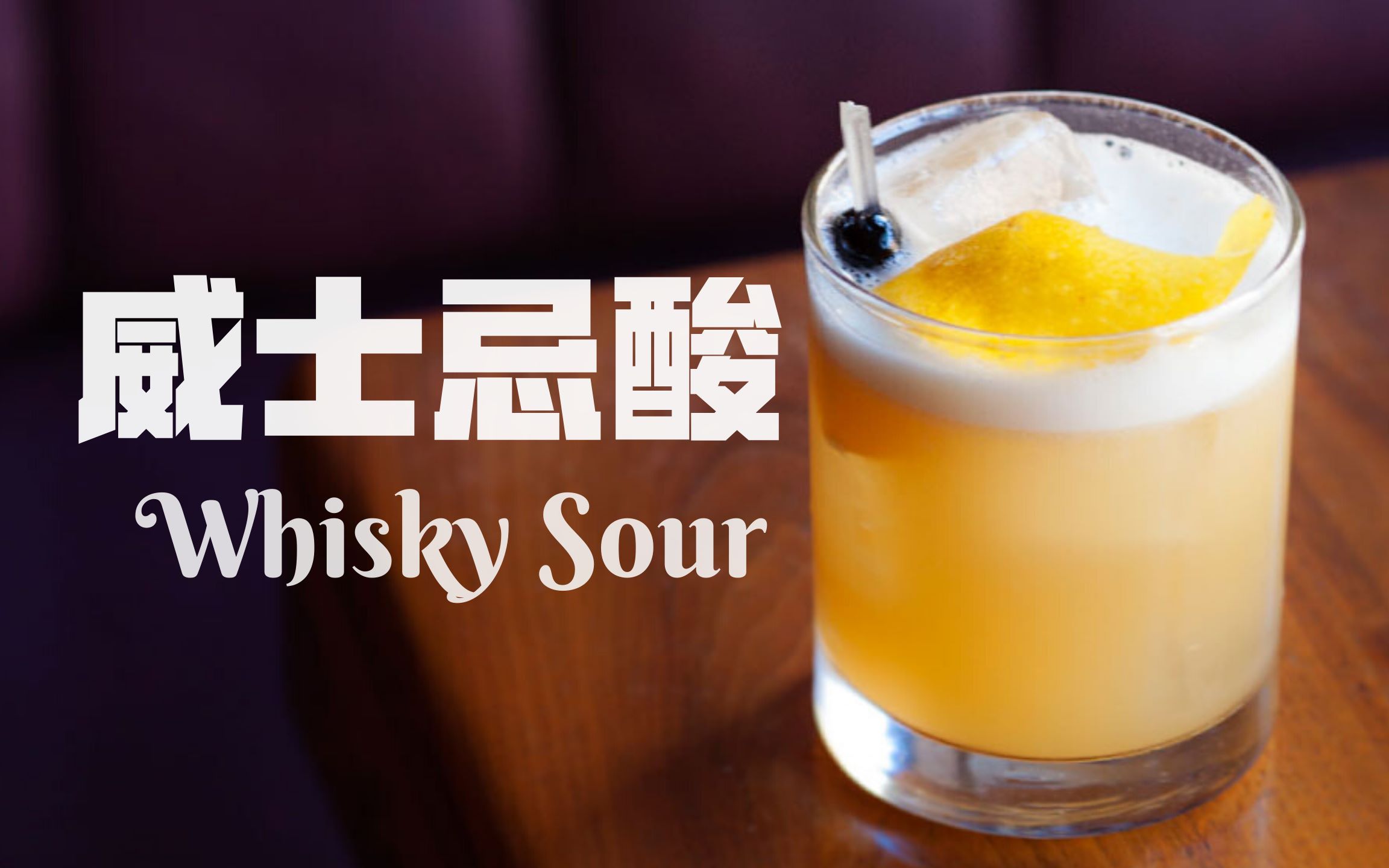 酒怎么喝中字来喝威士忌酸