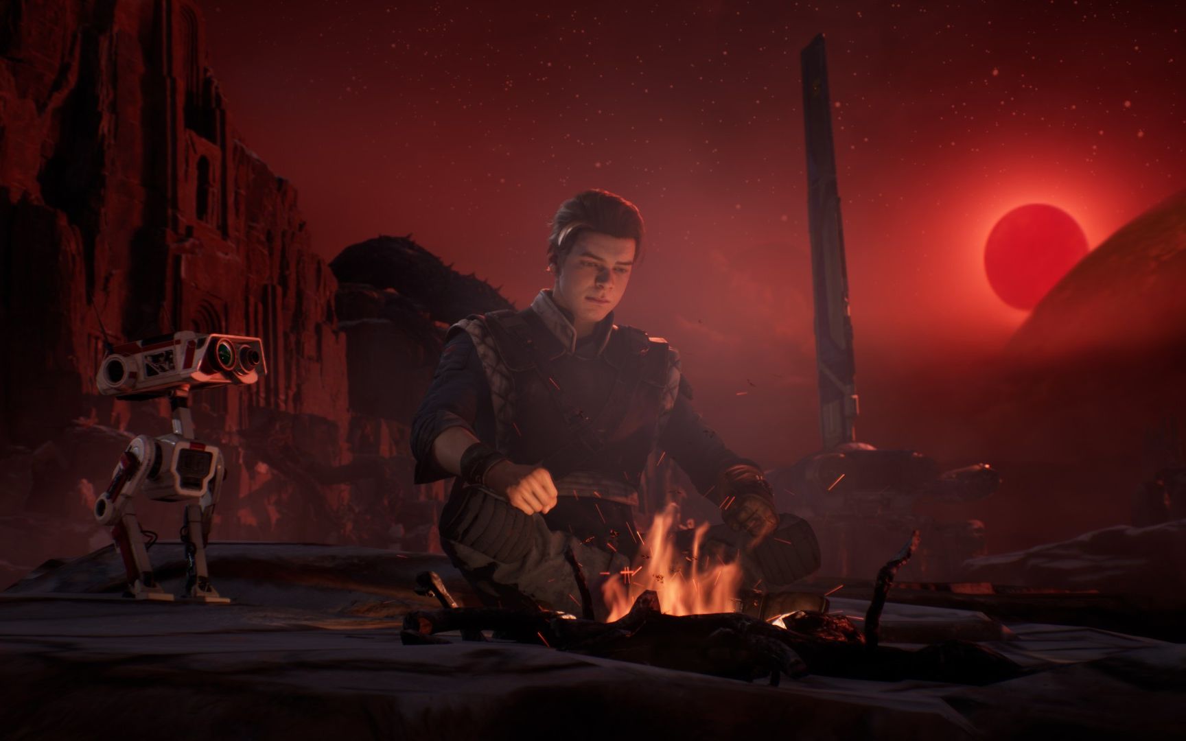 和暗夜姐妹梅琳共战堕落绝地武士马里寇斯【ps5萌新开荒】