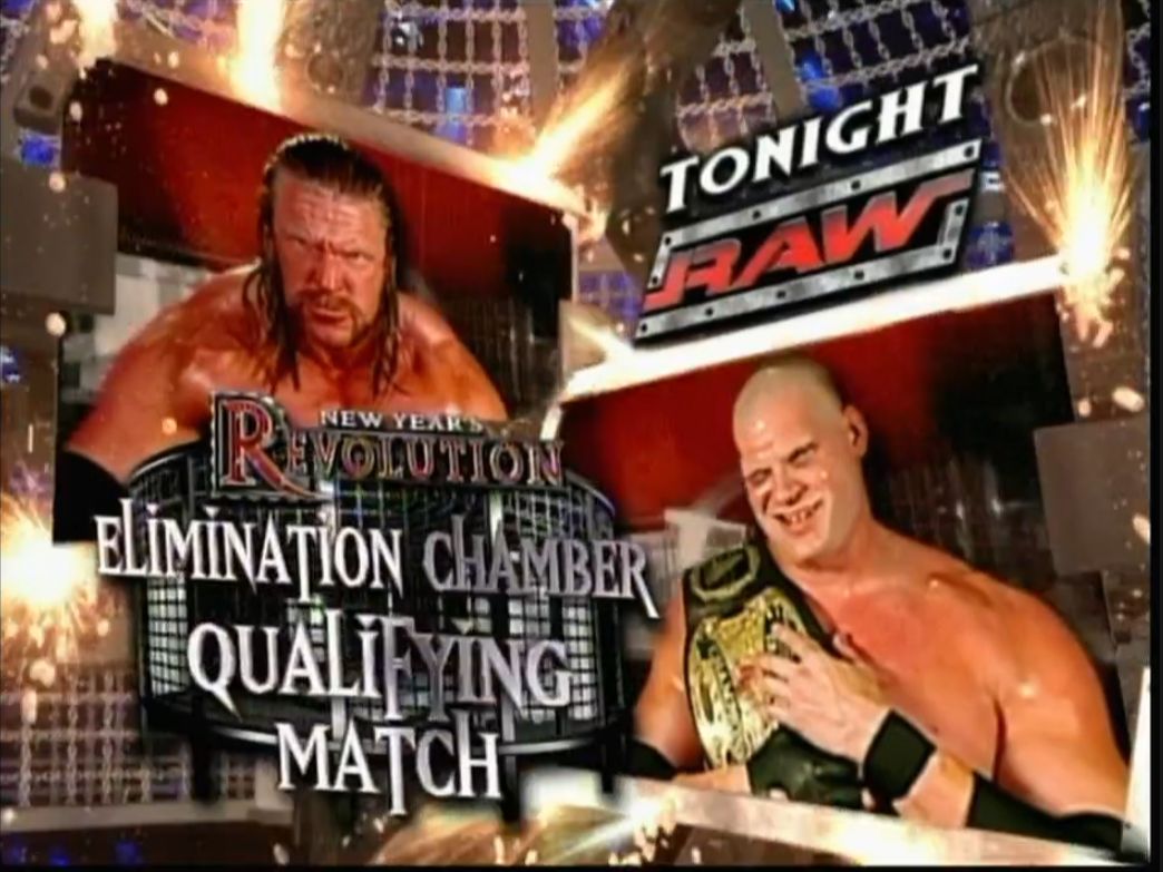 [图]RAW 2005.12.12 Kane vs. Triple H Elimination Chamber Qualifying Match