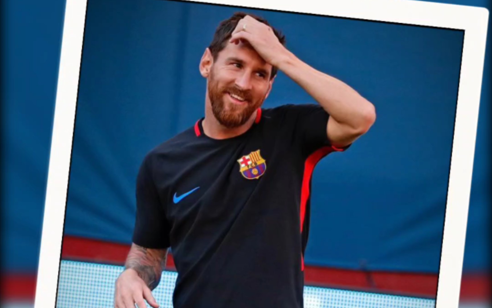 【梅西】可爱的大胡子啊,嫌弃他大胡子的,出来走两步说句话.