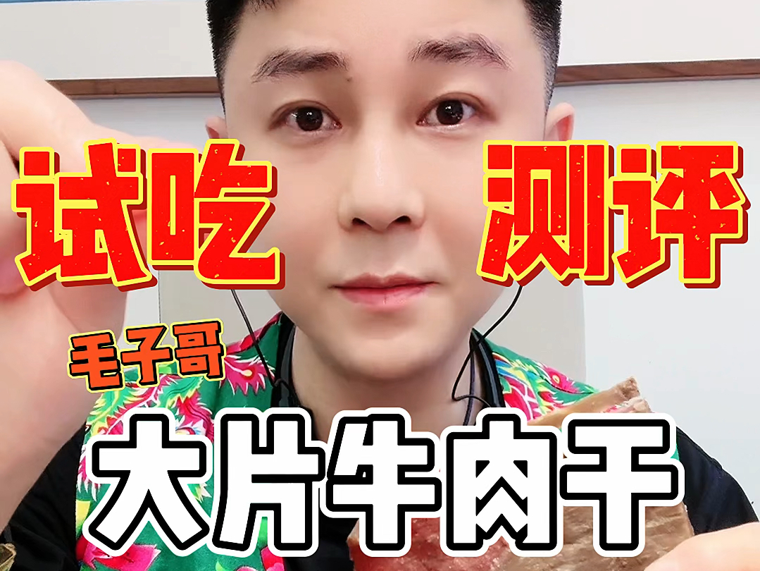 毛子哥的大片牛肉干到底怎么样?