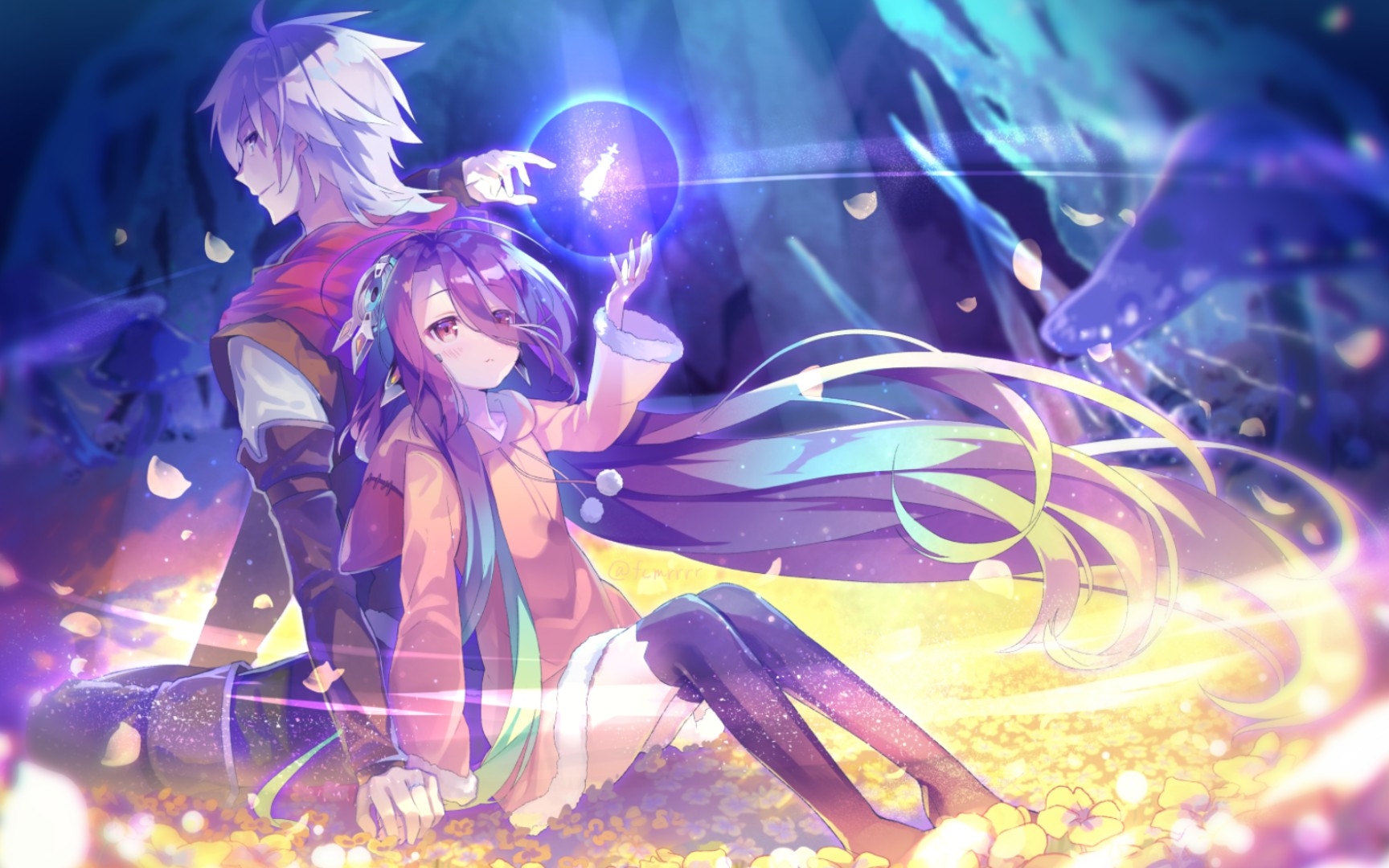 [游戏人生]NO GAME NO LIFE 主题曲 This game 音... - 哔哩哔哩
