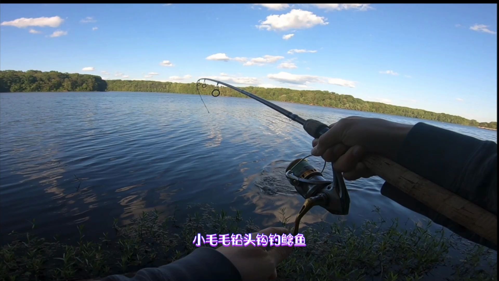 路亚-小毛毛铅头钩钓鲶鱼