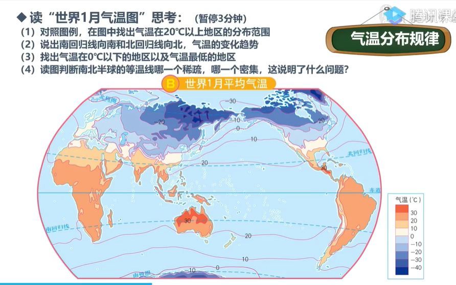 [图]初一地理 湘教版 七上 第四章 4.2 气温和降水 第1课时