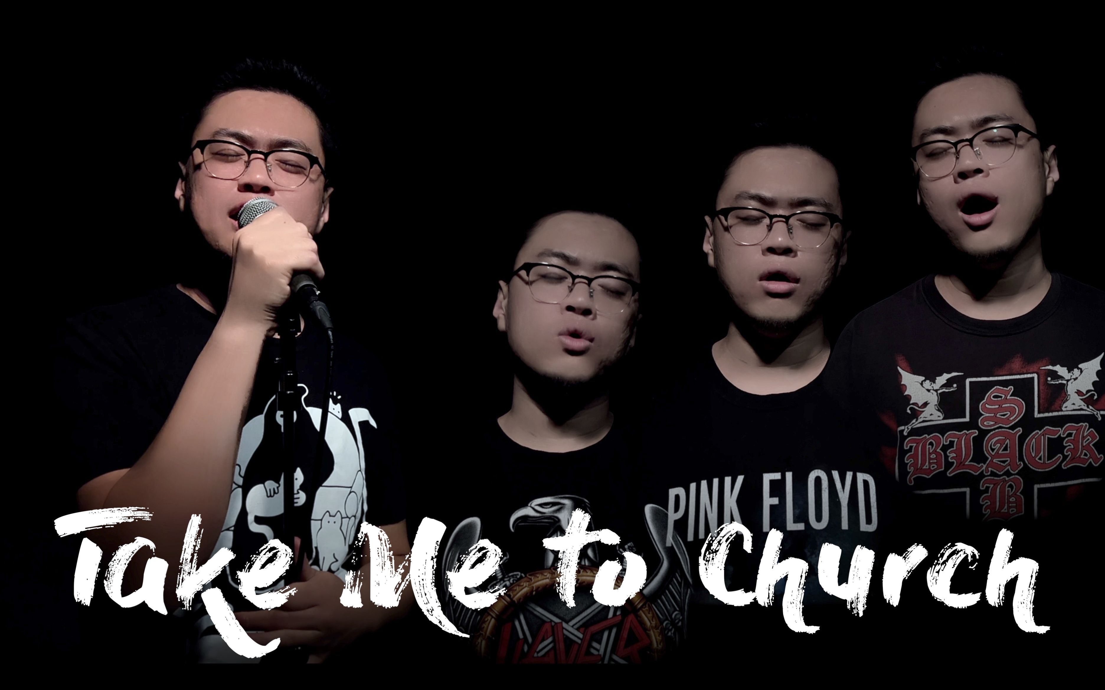 [图]四胞胎唱诗班完美复刻《Take Me to Church》