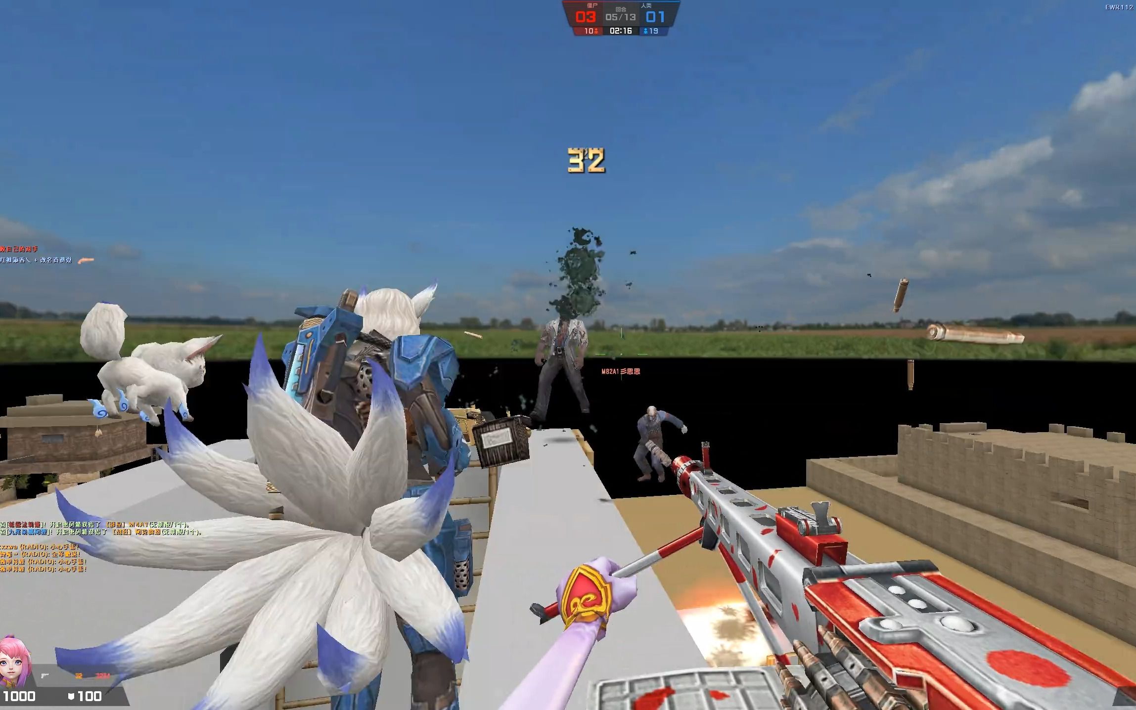 【csol】生化感染蓝经典缔造者随机 好玩是好玩就是不熟悉地图找不到