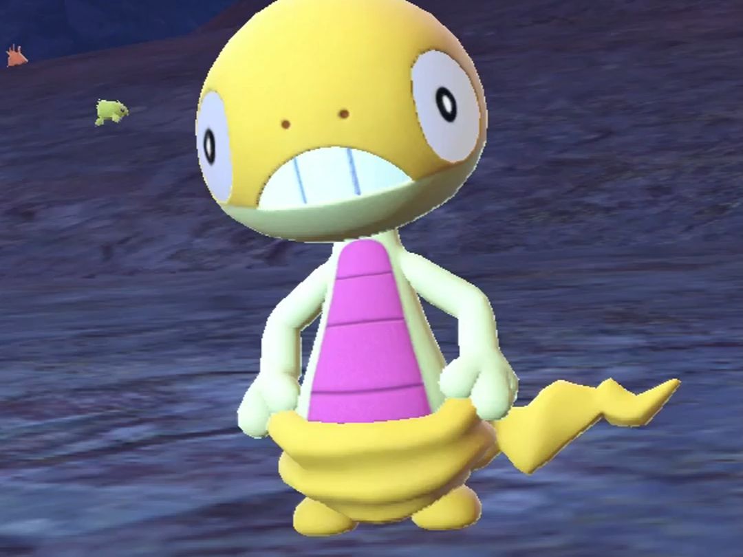 宝可梦朱紫:闪光滑滑小子进化成闪光头巾混混