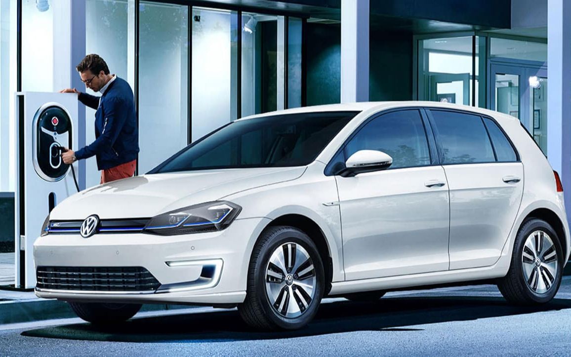 大众电动高尔夫e-golf展示 - volkswagen e-golf 2020 electric car