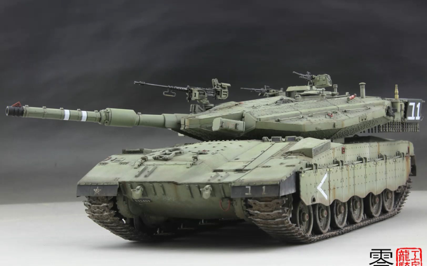 坦克模型:1/35以色列梅卡瓦3d主战坦克(hb套件)