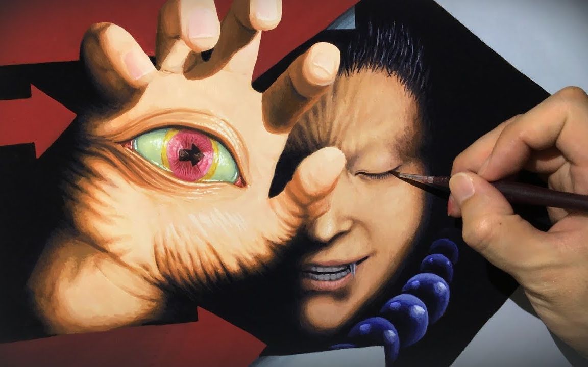 如果漫画人物到了现实会怎样?鬼灭之刃下级鬼矢琶羽画像