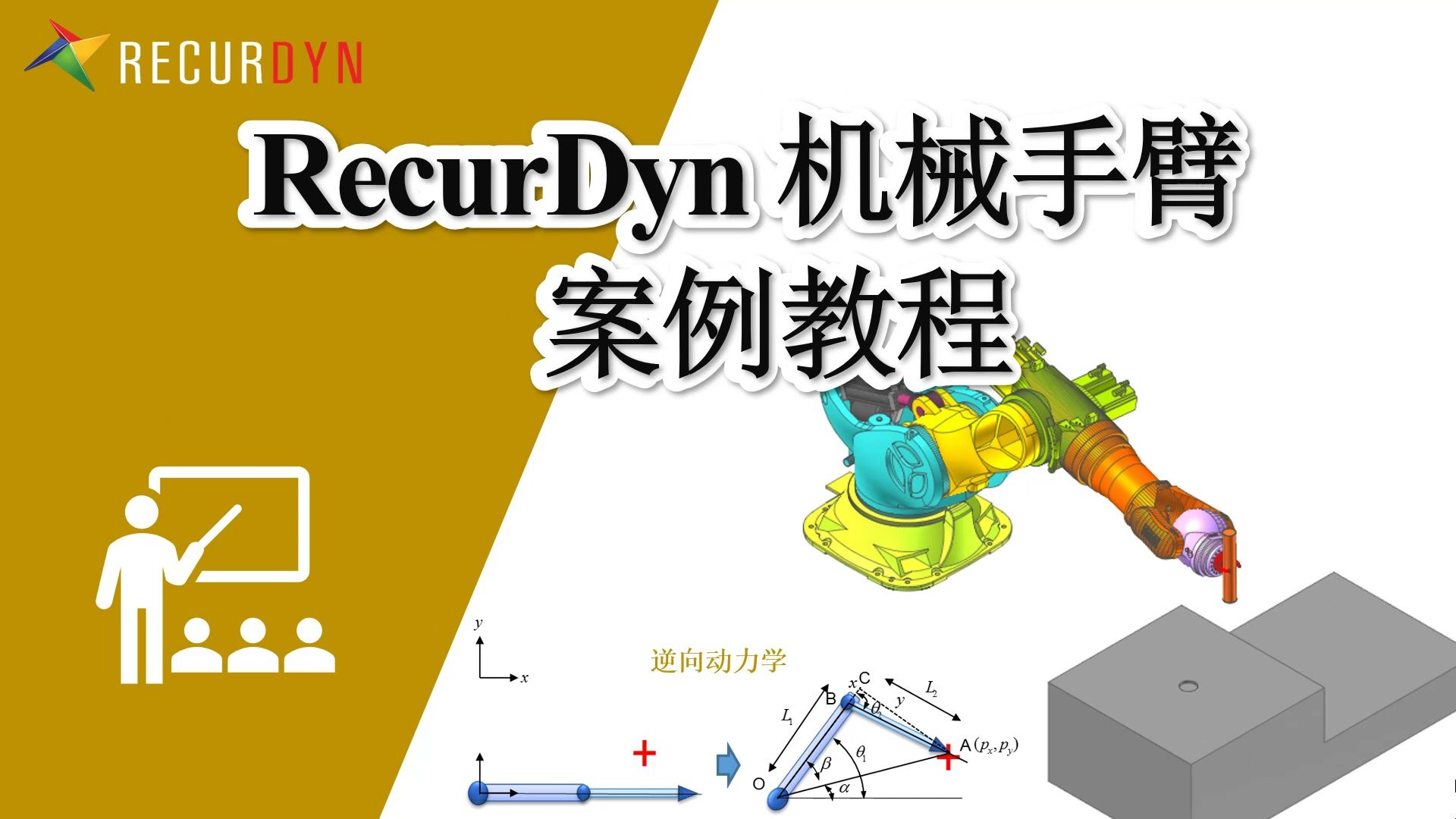 RecurDyn机械手臂——逆向动力学建模方法哔哩哔哩bilibili