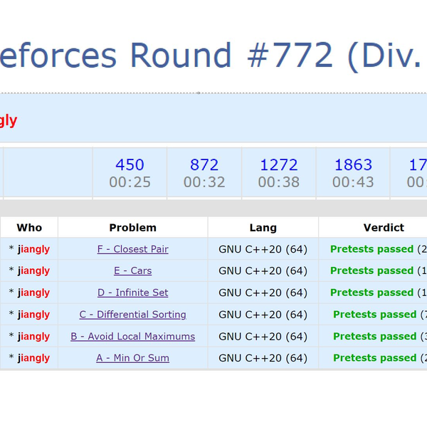 Codeforces Round 872 (Div. 1 & 2) - Codeforces