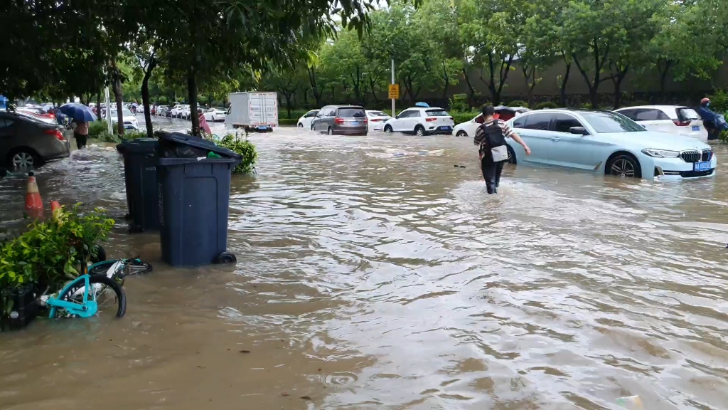 台风杜苏芮影响下的福州内涝严重