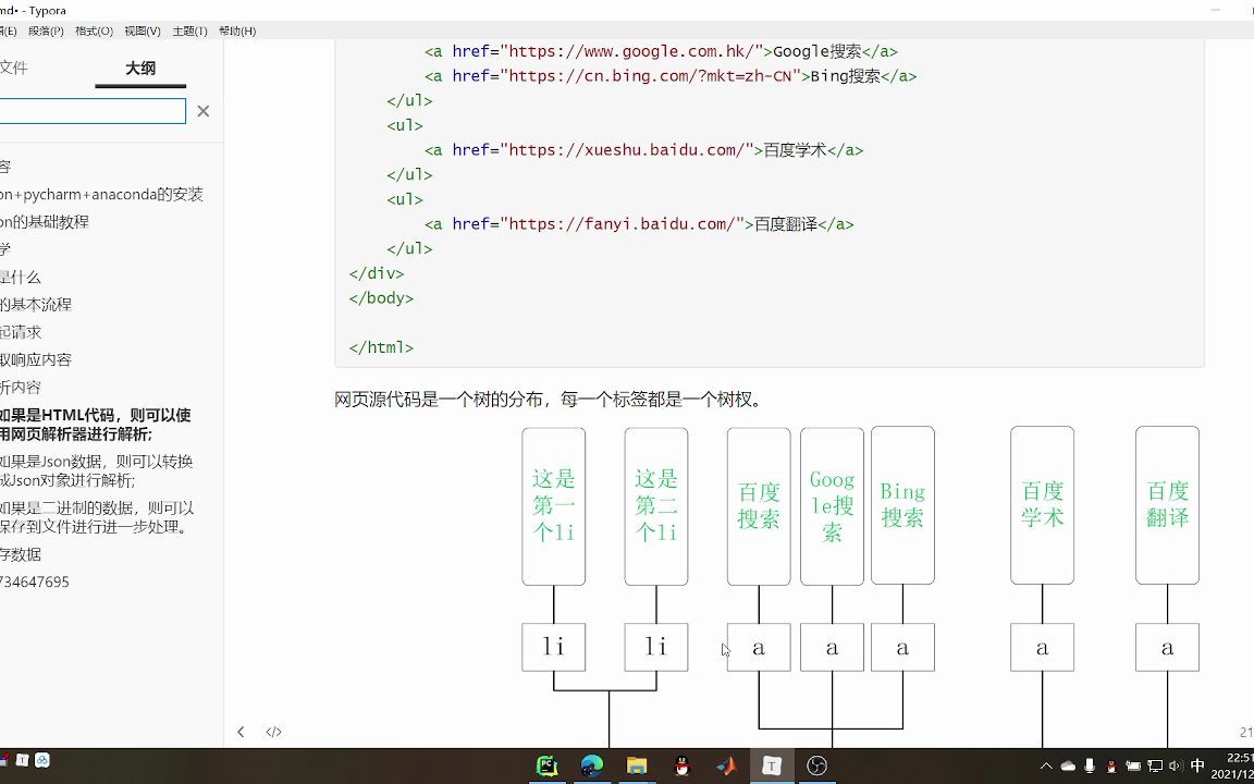 html网页的解析