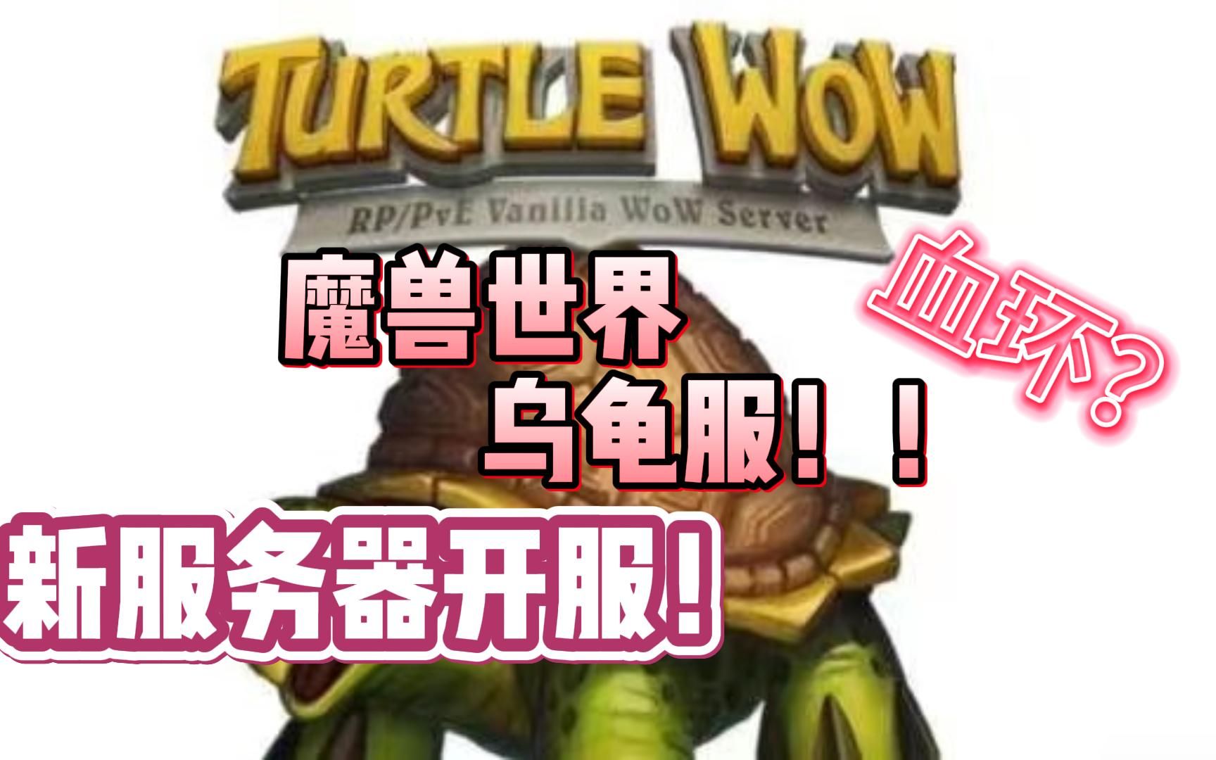 【魔兽世界乌龟服】新模式玩法PVP 魔兽乌龟亚服血环新服务器上线！-喵喵电玩机器喵-喵喵电玩机器喵-哔哩哔哩视频