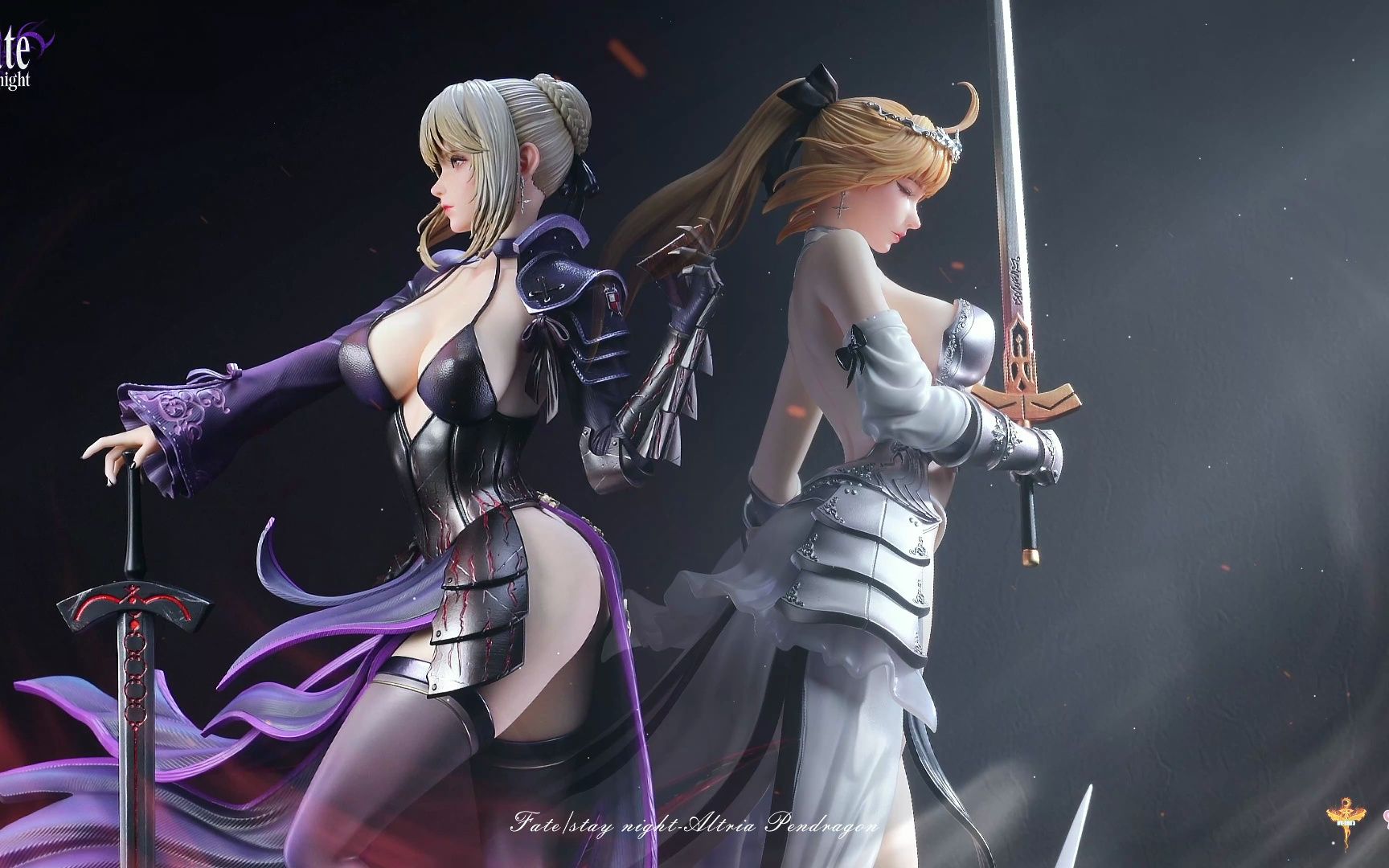 fate共鸣第二弹 黑saber 吾王 阿尔托莉雅 实物展示视频