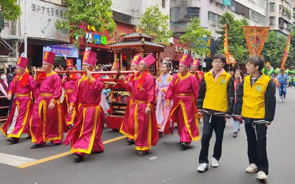 正月廿四潮州青龙庙会安济圣王大老爷出巡(包含入宫)