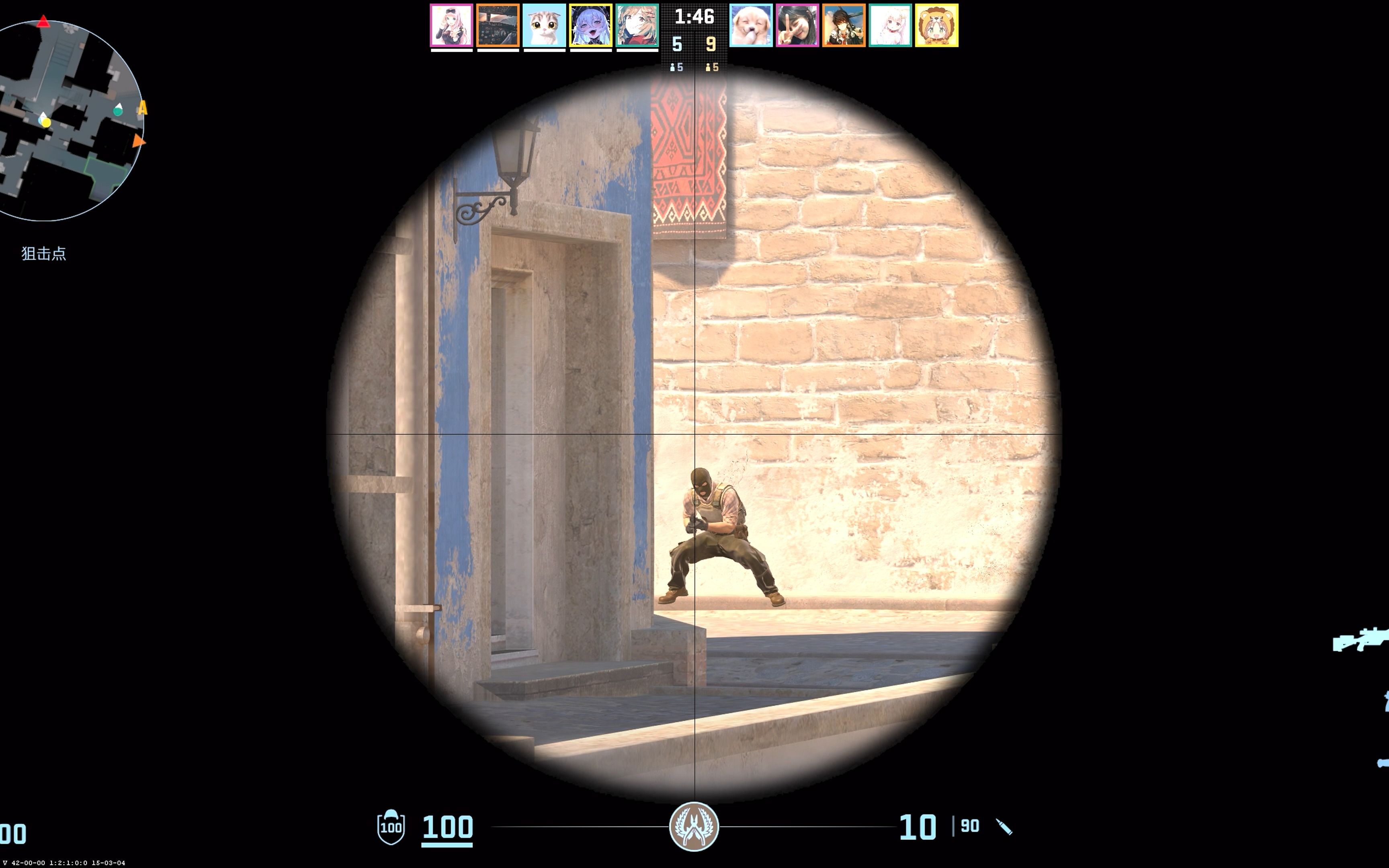 cs2 朴实无华的鸟狙五杀