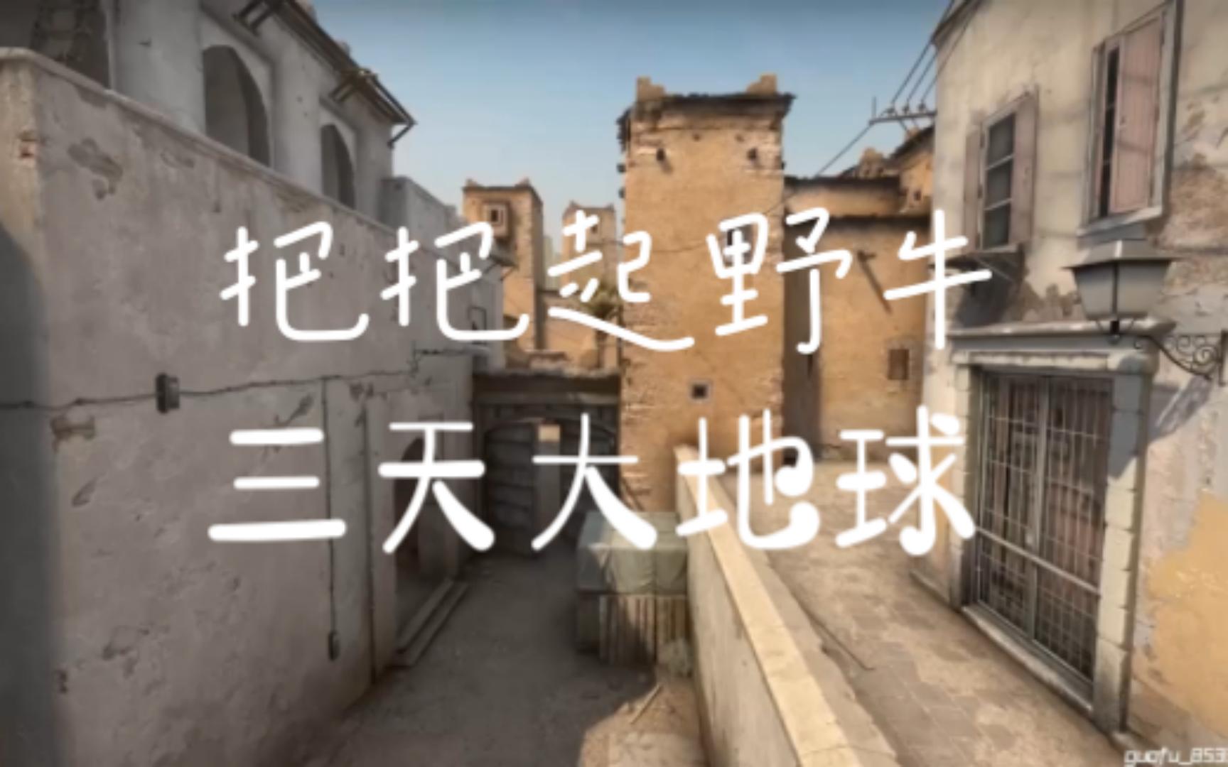 【CSGO】pp野牛合集,不会压枪就来玩野牛,三天大地球!