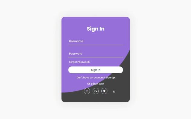 【酷炫设计CSS之动态 变色的注册登陆卡card】顶级视觉 纯CSS+JS打造酷炫样式 提高网页整体逼格 CSS HTML JS前端学哔哩哔哩bilibili