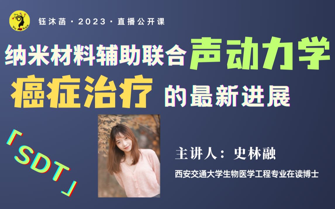 纳米材料辅助联合声动力学癌症治疗的最新进展  史林融哔哩哔哩bilibili