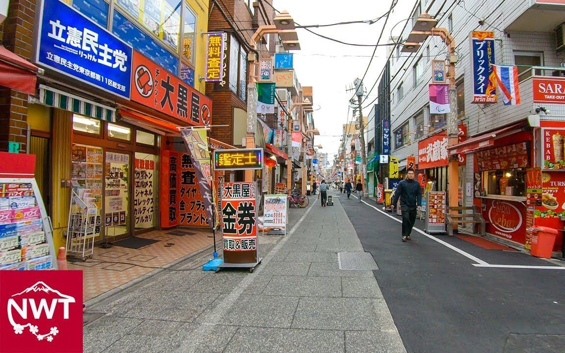 东京自行车骑行主观视角,在板桥区周围转转【4k】