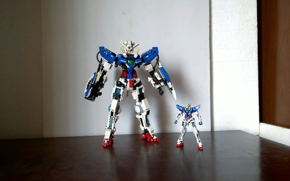 预告〕lego 机动战士高达00 exia gn-001 能天使 moc 1/60_哔哩哔哩