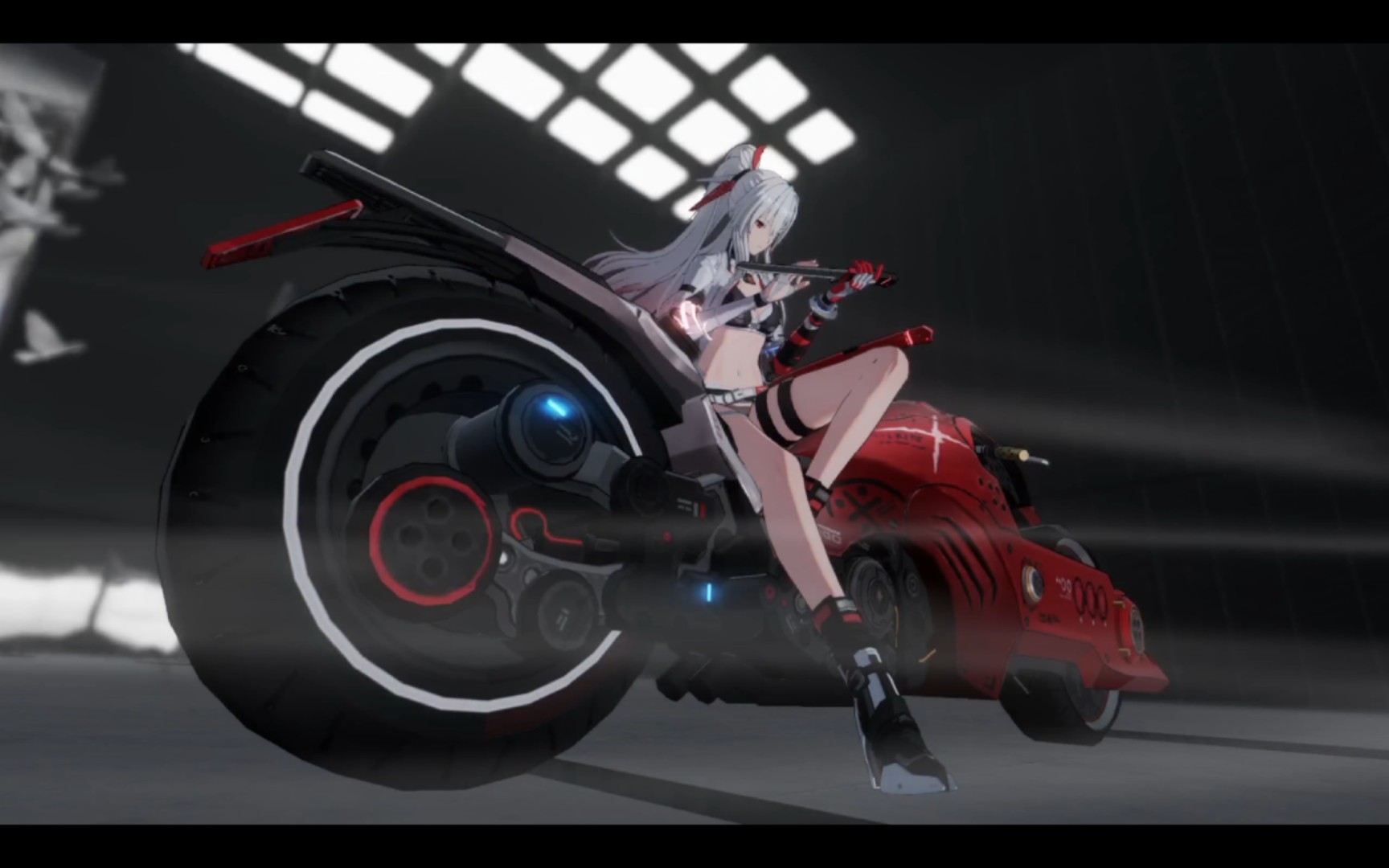 《战双》手游设计巅峰"阿尔法/露西亚·深红囚影"动作招式回顾