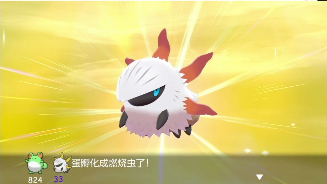 朔精灵宝可梦636闪光燃烧虫火神蛾完成人生高光时刻