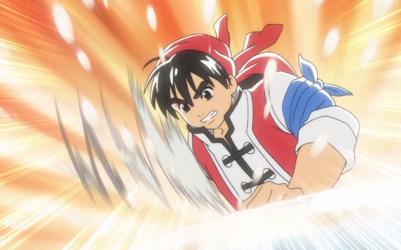 【厨神小当家】小当家右手烫伤,两版对比