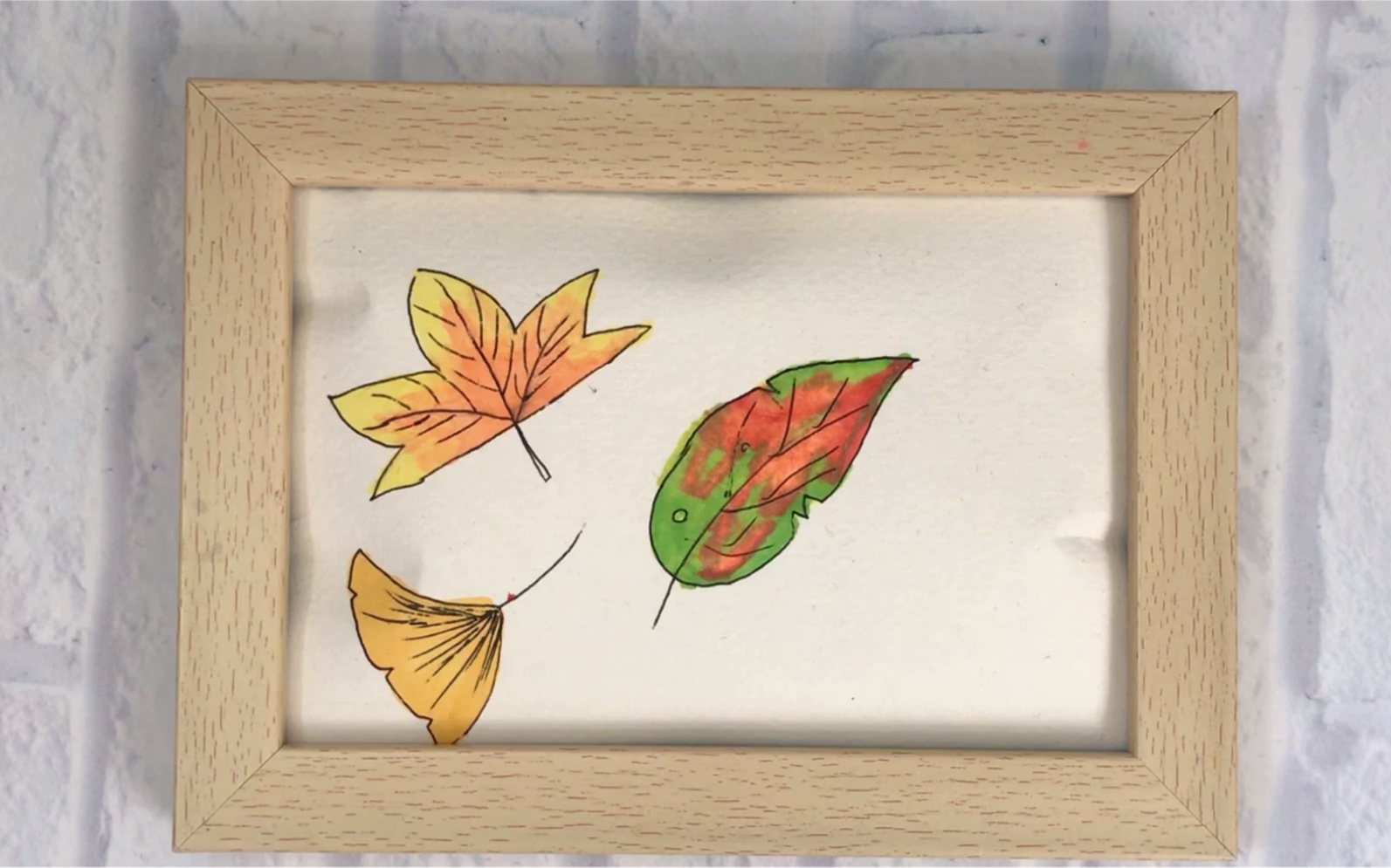 儿童简笔画《树叶》你知道飘落的树叶怎么画吗?