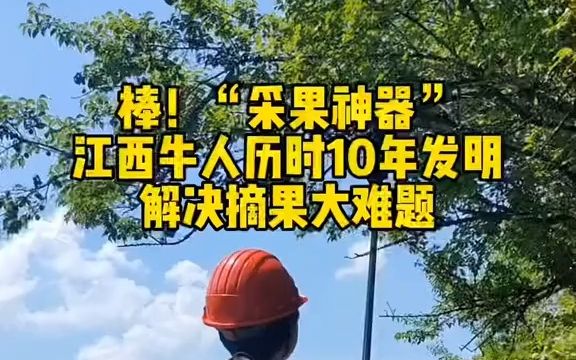 【发明家】人采坚果太辛苦,江西牛人耗时10年,成功发明出坚果采摘机,省时省力效率高,大大减轻了果农采摘劳动强度哔哩哔哩bilibili