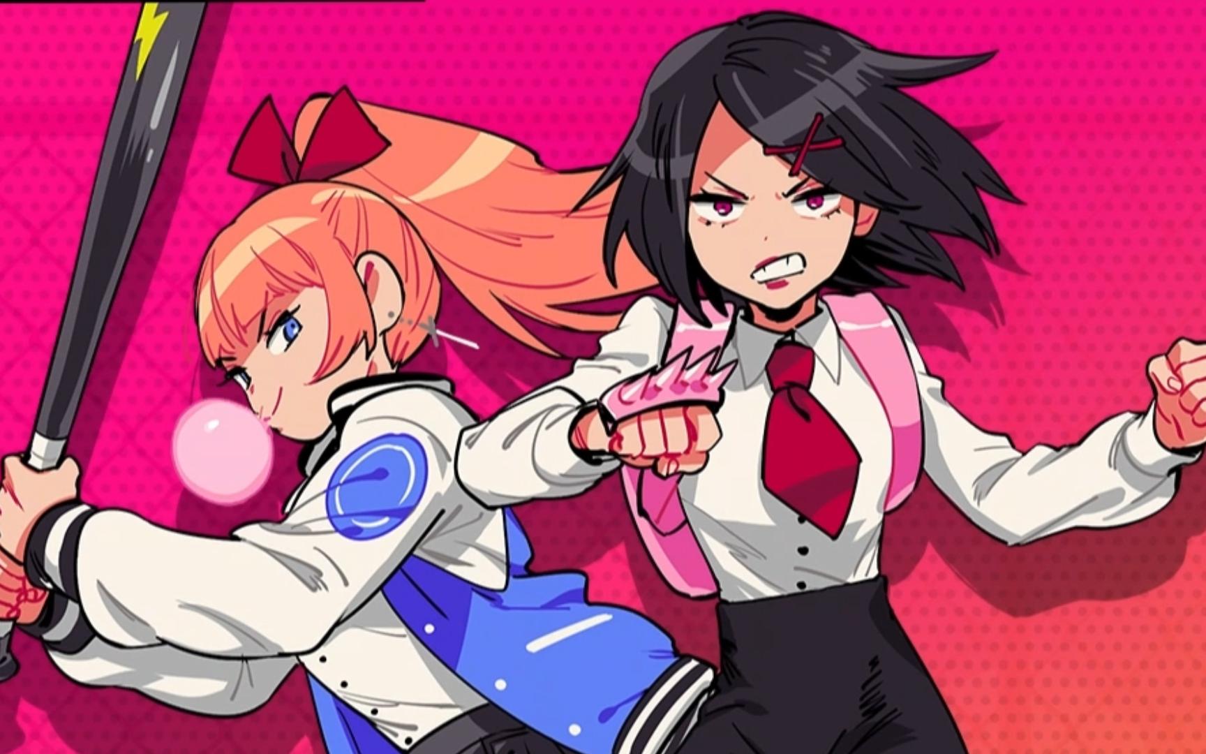 热血少女1双人闯关娱乐流程10通关