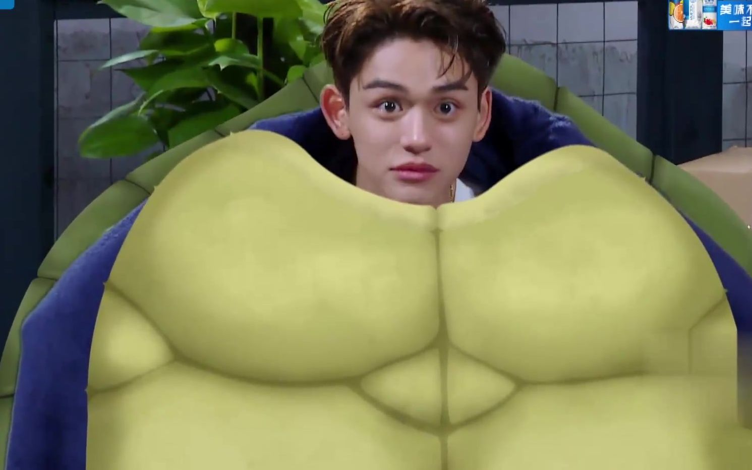 奔跑吧 lucas学乌龟叫居然还自配道具太贴心太可爱了_哔哩哔哩_bili