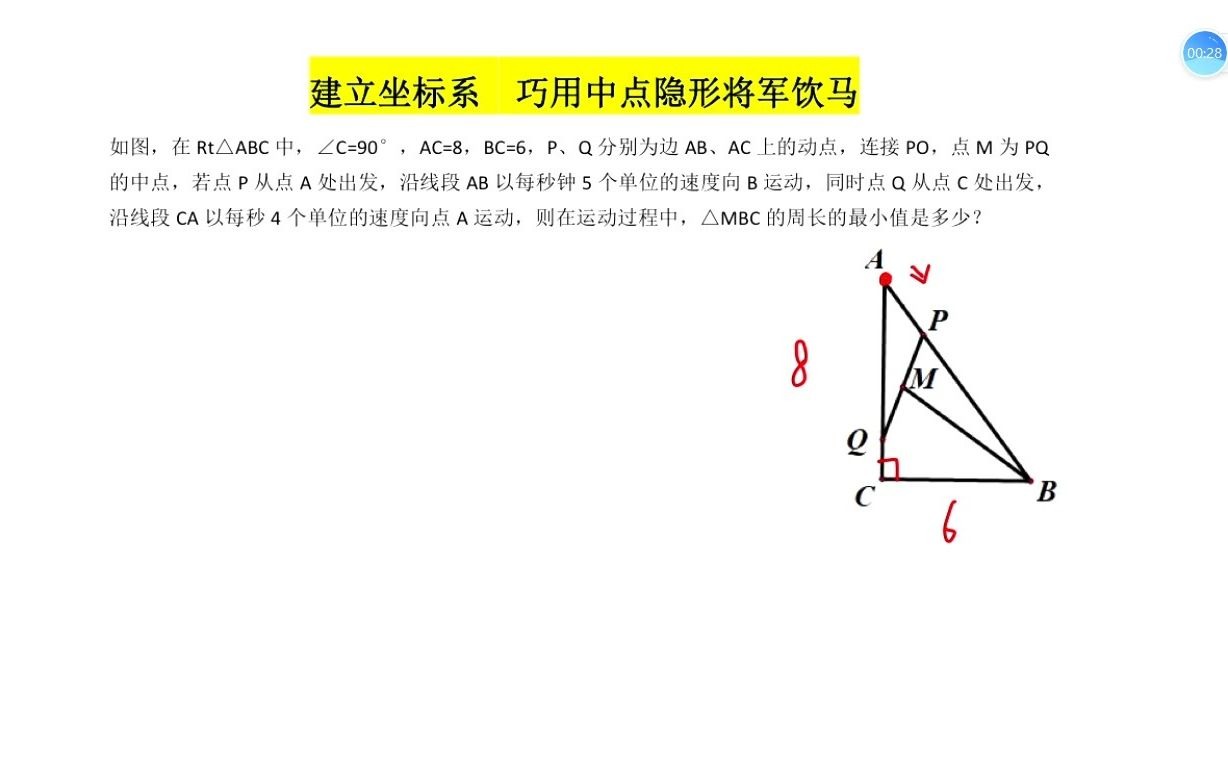 [图]建系解隐形将军饮马