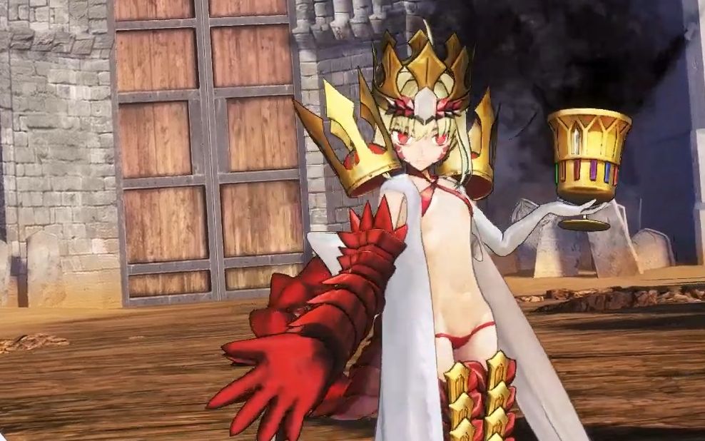 【fate grand order arcade】fgo街机 为什么我的兽尼禄不会变大?