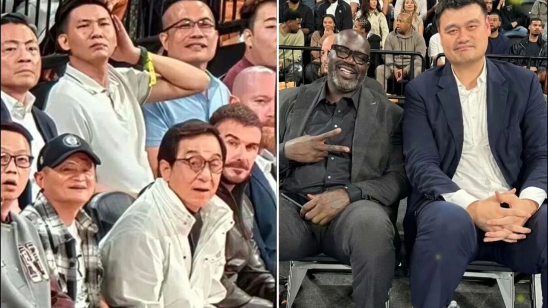 世纪同框！马云、成龙、贝克汉姆、姚明现身NBA中国赛场热聊