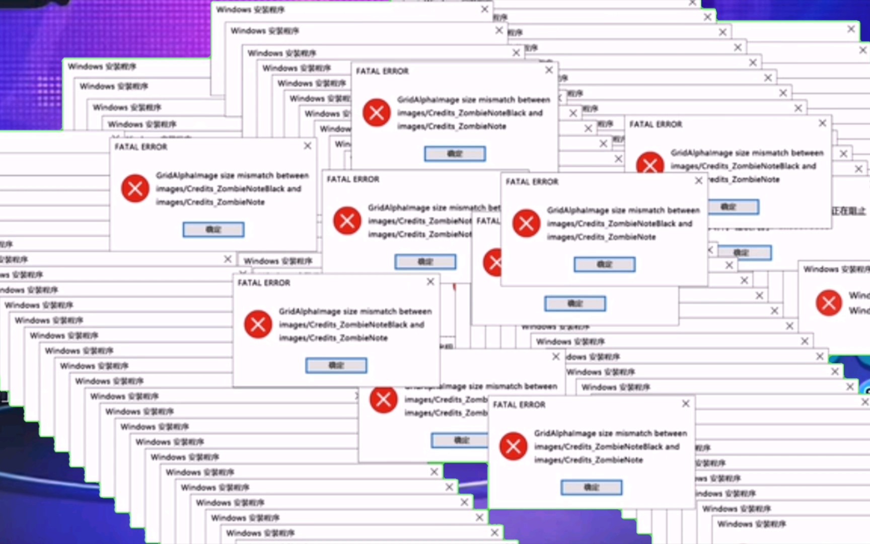 蛋仔卡点雪原踢脚舞有windows系统崩溃错误弹窗和蓝屏死机