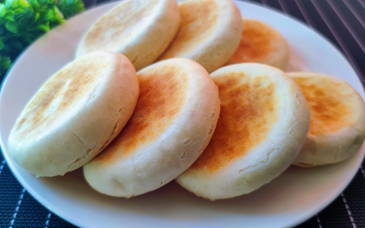 无油无水的发面饼,小孩想吃的停不下来
