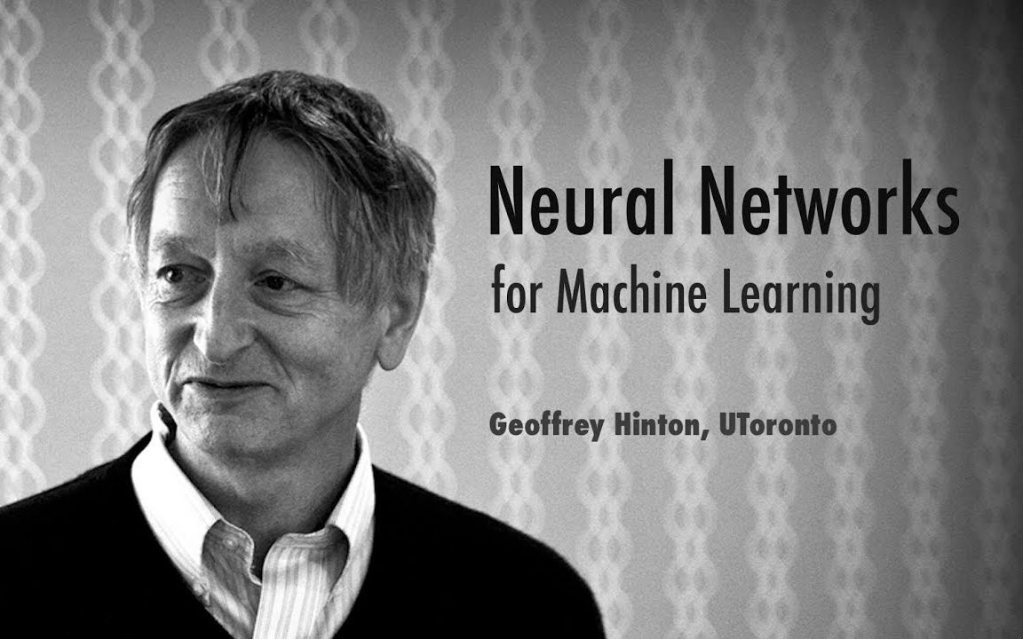 geoffreyhinton大神用于机器学习的神经网络